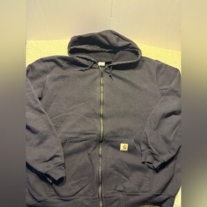 Carhartt Navy Full-Zip Hoodie. Size 2XL, XXL.
